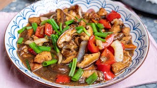 Ayam Masak Blackpepper Cendawan [upl. by Atolrac]