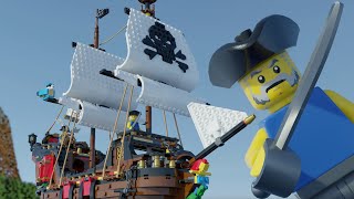 LEGO Pirates Ship 31109  Speed Build Animation [upl. by Onaicram584]