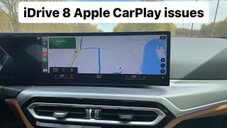 IDrive 8 Apple CarPlay issues [upl. by Cowden778]