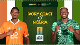 Ivory Coast 01 Nigeria AFCON WATCH ALONG [upl. by Aizitel]