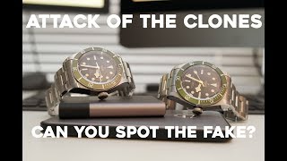 Can You Spot a Fake Tudor  Attack of the clones  Tudor Black Bay Harrods 79230G [upl. by Brass]