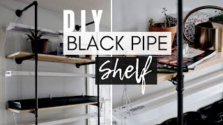 DIY Seed Starting Station  Modern Farmhouse Style Black Pipe Shelf [upl. by Ferreby543]