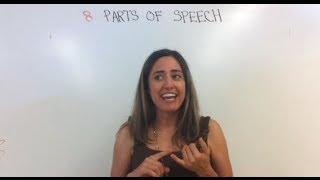 EIGHT PARTS OF SPEECH 1  INTRO [upl. by Nehepts308]