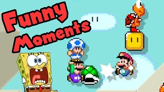 Mario BETRAYS Luigi  Funny Moments in Super Mario Maker 2 [upl. by Nawud]