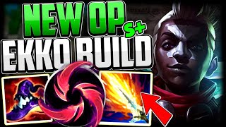 NEW EKKO BUILD IS A 1v9 MACHINE  Ekko Jungle Beginners Guide Season 14 Best BuildRunes [upl. by Anelagna]