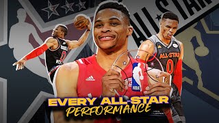 Russell Westbrook Every Single AllStar Game Highlight 🌟 20112020 [upl. by Akimaj]