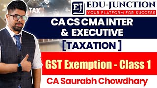 GST Exemption  Class 1 [upl. by Ahsienad]