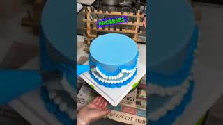 Best birthday cake decorating design ll short shortsfeed trending cake ytshorts [upl. by Iliram]