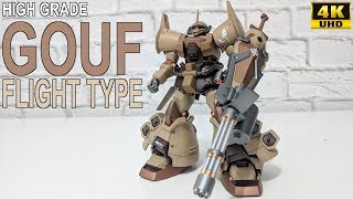 101 PBandai HGUC Gouf Flight Type Custom Colors  Gunpla Showcase in 4K 26 [upl. by Sturdivant715]