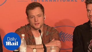 Taron Egerton discusses Rocket Man and Bohemian Rhapsody [upl. by Yhtur]