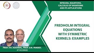 Fredholm integral equations with symmetric kernels Examples [upl. by Sirak]