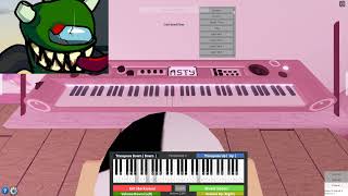 FNF Vs Impostor  Ejected  Roblox Piano [upl. by Aeneg543]