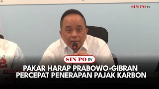 Pakar Harap PrabowoGibran Percepat Penerapan Pajak Karbon [upl. by Ardath522]