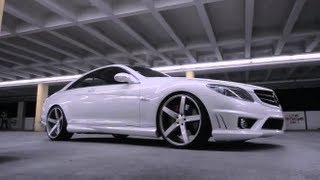 Mercedes Benz CL63 Series on 22quot Vossen VVSCV3 Concave Wheels  Rims [upl. by Nwahsud775]