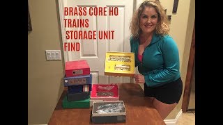 Storage Wars Rene amp Casey Nezhoda find BRASS Train HO Engines Locomotives [upl. by Yecniuq956]