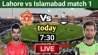 PSL 2024 Match 1  Islamabad United Vs Lahore Qalandars  PSL 9 Schedule  PSL 2024 Schedule  PSL 9 [upl. by Hnilym]