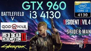 GTX 960  i3 4130  Test In 7 Games [upl. by Felix]