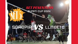 set5 Lalonggasumeeto vs Soropia  Bupati Cup Konawe 2023 [upl. by Schaefer]