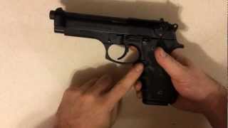 Beretta M9 92FS Review  Disassembly and Reassembly Tutorial [upl. by Jyoti]