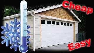 How to Air Condition Your Garage CHEAP  DIY [upl. by Kwok7]