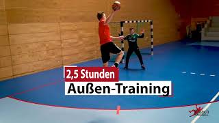 Handball Außen Spieler Training [upl. by Darmit]