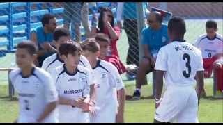 Spain vs Morocco  14 Final  Highlights  Danone Nations Cup 2015 [upl. by Ezitram]