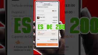 🔴✔️ Didi FOOD Comer GRATIS  Usando Este TRUCO  200MXN CUPON Noviembre shorts didi gratis [upl. by Patrice]