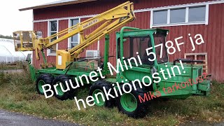 Bruunett Mini 578F  Vieläpä henkilönostimella [upl. by Kendry]