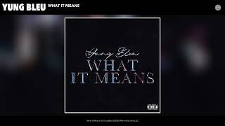 Yung Bleu  What It Means Official Audio [upl. by Anyrak556]