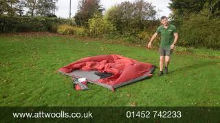 Easy Camp Bolide 400 Tipi Tent Pitching amp Packing Tutorial Video [upl. by Sldney]