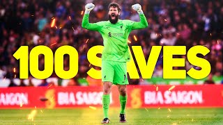 100 Best Goalkeeper Saves Of The Year 2023 [upl. by Refotsirhc]