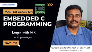 Master Class on quotEmbedded C ProgrammingquotDAY 130  M K Jeevarajan [upl. by Ahsemak]