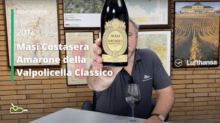 Wine Review Masi Costasera Amarone della Valpolicella Classico 2018 [upl. by Schwenk333]