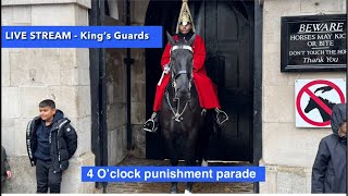 LIVE STREAM  King’s Guards  4 o’clock punishment parade [upl. by Vada]