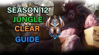 Updated Trundle Fast Jungle Clear 317  Season 12  Jungleclear  Trundle [upl. by Eliak]