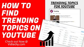 how to find trending topics on youtube [upl. by Adnileb]