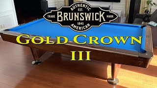 Brunswick Gold Crown III Install [upl. by Auliffe]