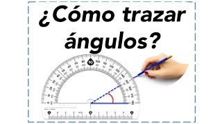 ¿Cómo trazar ángulos  Matemáticas [upl. by Eardnoed]