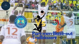 Best Volleyball Blocks  KPA vs Trailblazers kenyavolleyballusavolleyball volleyball [upl. by Nekal]