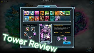 New Tower Twillight longbow  Kingdom Rush 5 Alliance  Tower Review [upl. by Yrelbmik]