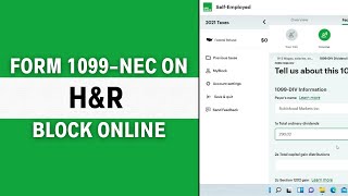 What is a 1099NEC on HampR Block  IRS 1099NEC Form Guide 2024 [upl. by Ellerol]