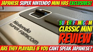 SFC Mini REVIEW This Japanese Super Nintendo Mini HAS EXCLUSIVES [upl. by Aivatra251]