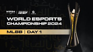 🔴 MLBB  GROUP STAGE  IESF WORLD ESPORTS CHAMPIONSHIP 2024  DAY 1 [upl. by Amorete113]