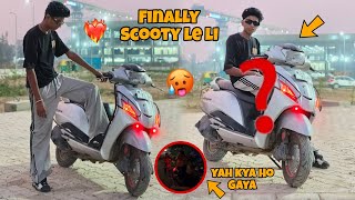 Aj Yeh ky Ho Gaya 💔  Finally Aj to Scooty le li Dream Come True 🥹😍 Motovloggerjannustunts [upl. by Anneiv]