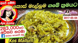 ✔ Kos Malluma recipe by Apé Amma ‍ කොස් මැල්ලුම [upl. by Witha]