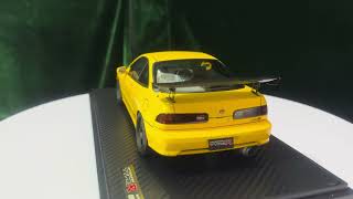 Ignition Model 118 Honda Integra DC2 Type R Yellow IG3059 [upl. by Quincey360]