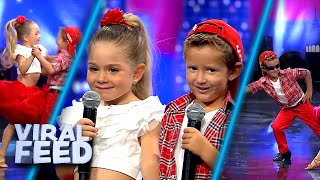 Dancing Duo WOW Judges With ADORABLE Dance Routine  VIRAL FEED [upl. by Toney46]