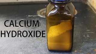 How to make Calcium Hydroxide CaOH2 [upl. by Sirrep484]