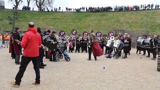 Les Pampanas Cudrefin VD Fasnacht Avenches 1032024 [upl. by Iviv]