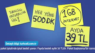 Turkcell Faturalıya Geçmenin Tam Zamanı [upl. by Aretak461]